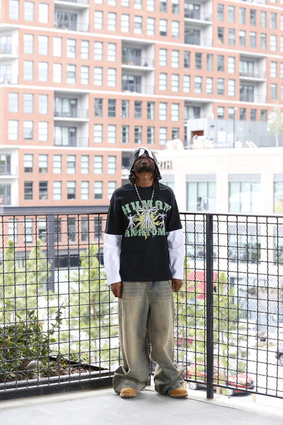 "HUMAN ANATOMY" DOUBLE SLEEVE TEE