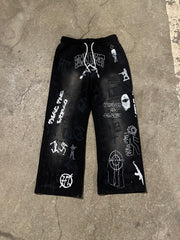Human Target"Graffiti" Sweatpants