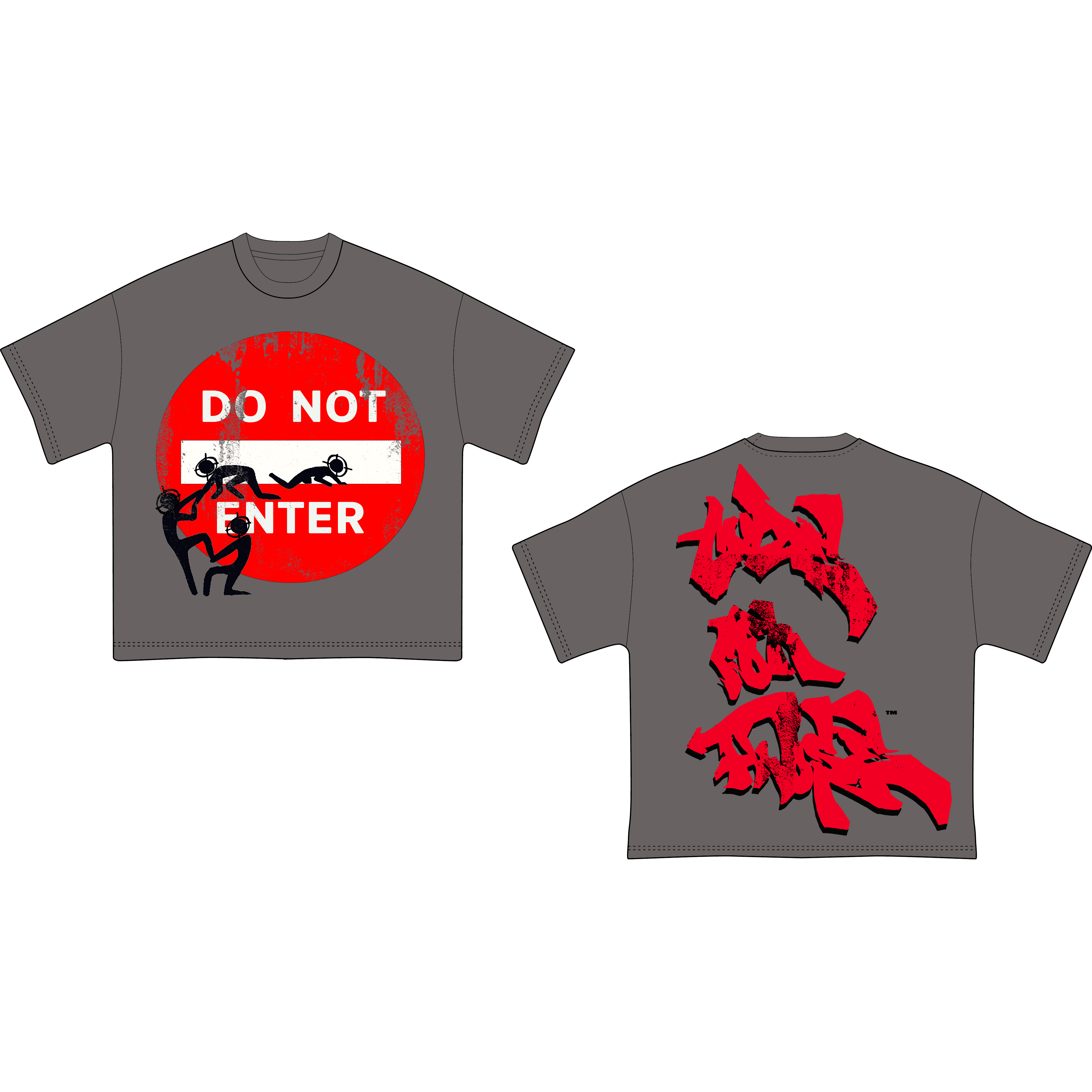 "DO NOT ENTER" TEE