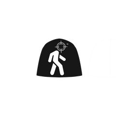 “WALKING TARGET” LOGO SKULLY