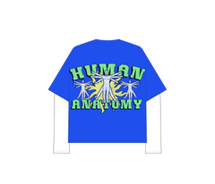 "HUMAN ANATOMY" DOUBLE SLEEVE TEE