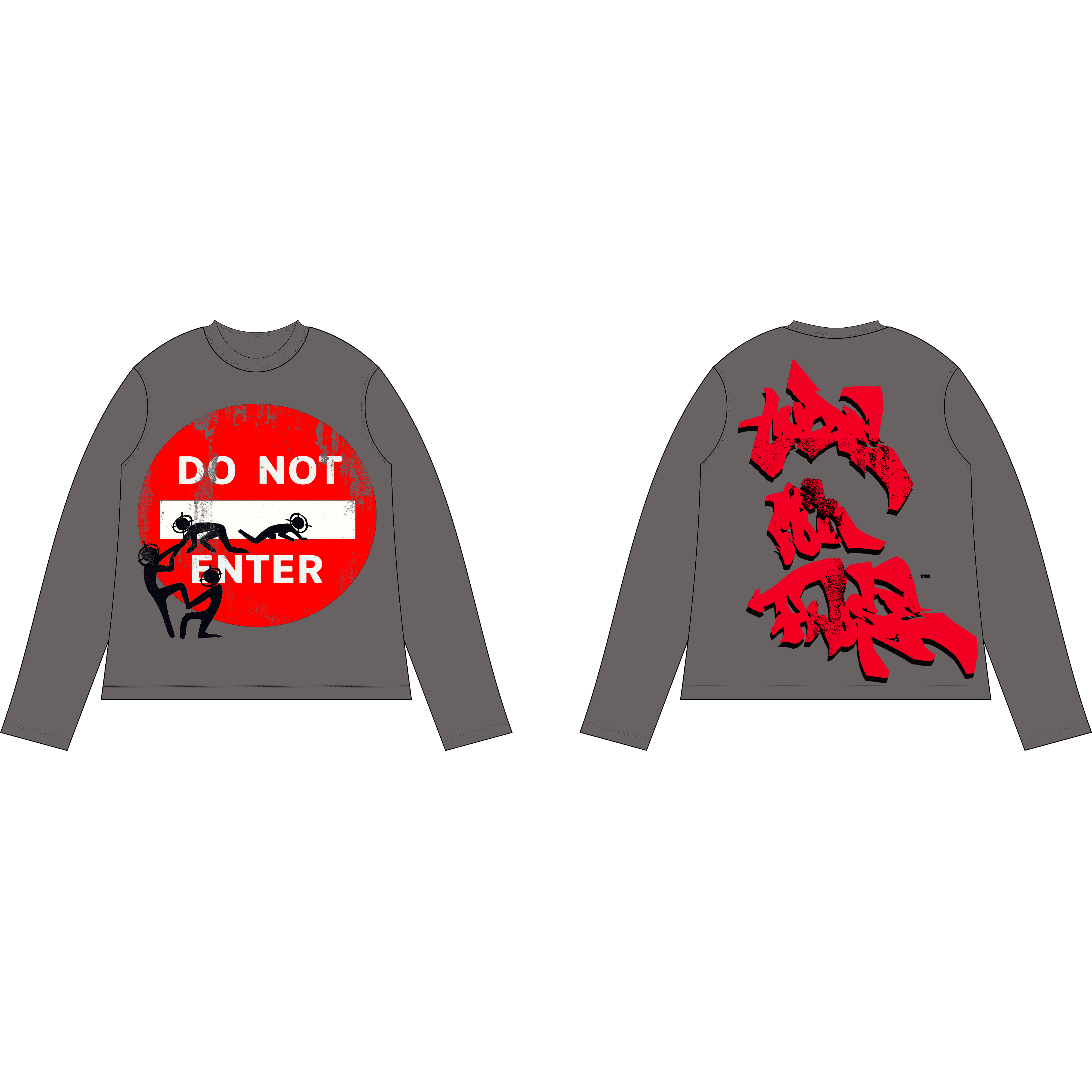 "DO NOT ENTER" LONG SLEEVE